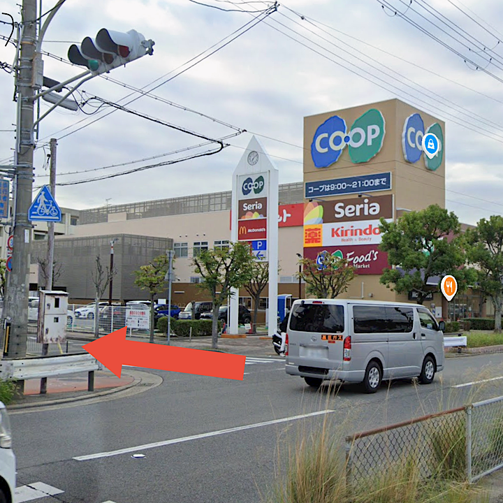 コープこうべ西宮東駐車場